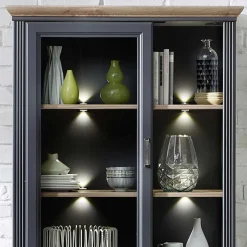 Pharao24 Wohnzimmer Vitrinenschrank Valgura><noscript><img width=