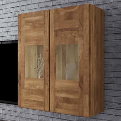 Wandvitrinen*Pharao24 Wohnzimmer Wandvitrine Sascora