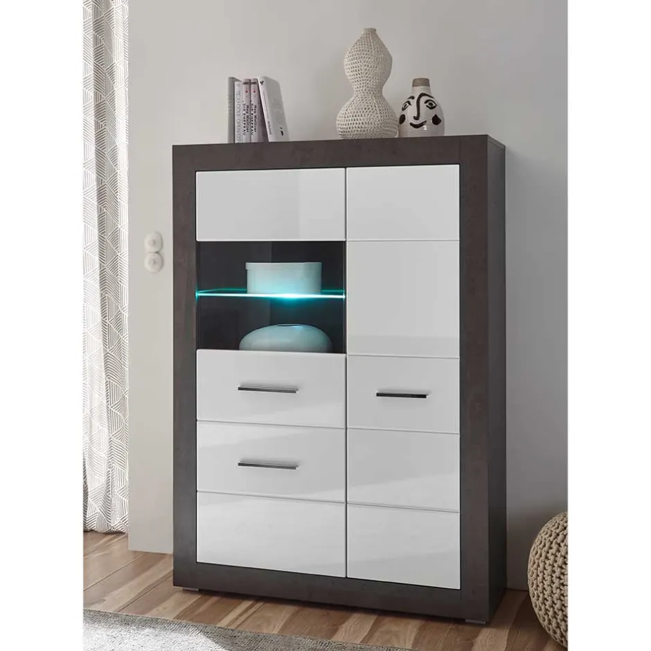 Pharao24 Wohnzimmer Wohnwand Jains> Moderne Wohnwände|Wohnwand 250 Cm