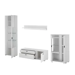 Pharao24 Wohnzimmeranbauwand Constantin> Wohnwand 300 Cm|Moderne Wohnwände