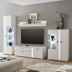 Pharao24 Wohnzimmeranbauwand Constantin> Wohnwand 300 Cm|Moderne Wohnwände