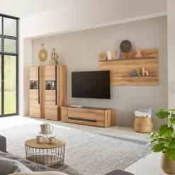 Moderne Wohnwände|Wohnwand 250 Cm*Pharao24 Wohnzimmeranbauwand modern Castilla