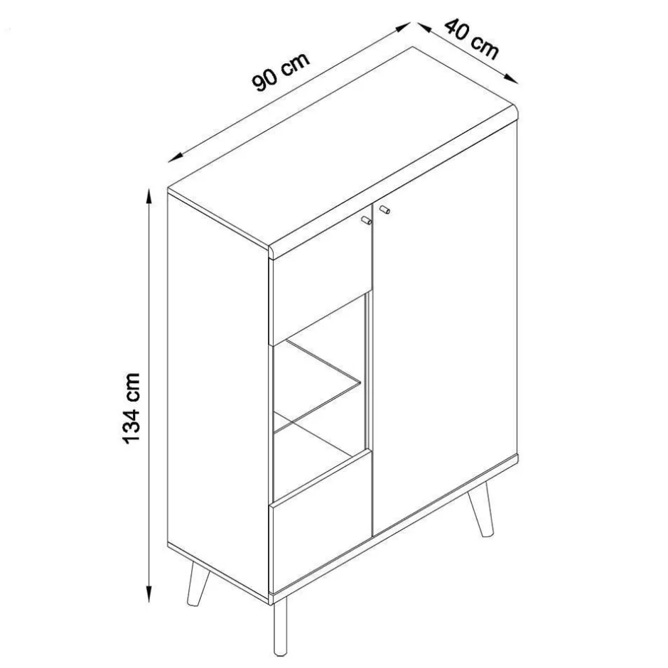 Pharao24 Wohnzimmermöbel Levanca> Massivholz Wohnwände