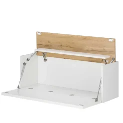 Wohnwand 300 Cm|Moderne Wohnwände*Pharao24 Wohnzimmermöbel mit Schreibtisch Rascian