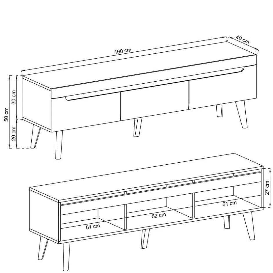 Wohnwand 250 Cm*Pharao24 Wohnzimmermöbel Tomya
