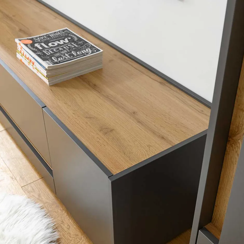 Pharao24 Wohnzimmermöbel Uzniana> Moderne Wohnwände|Wohnwand 250 Cm