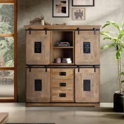 Wohnzimmervitrinen|Massivholz Schränke*Pharao24 Wohnzimmerschrank Ailunaro