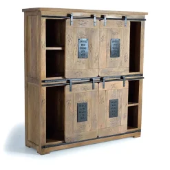 Wohnzimmervitrinen|Massivholz Schränke*Pharao24 Wohnzimmerschrank Ailunaro