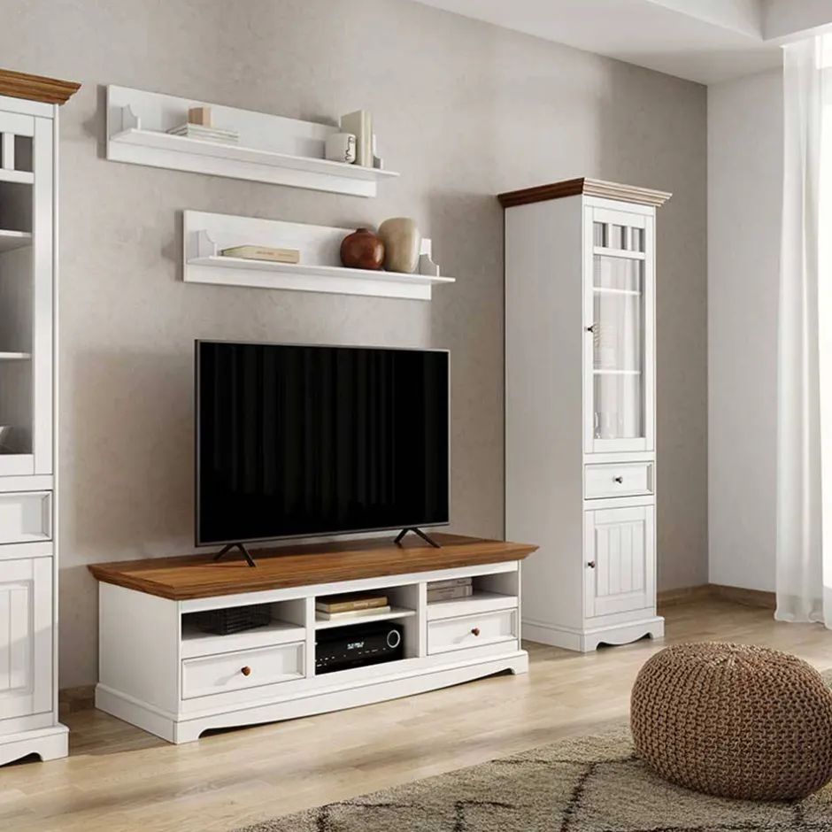 Stauraumvitrinen*Pharao24 Wohnzimmerschrank Corao