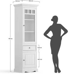 Stauraumvitrinen*Pharao24 Wohnzimmerschrank Corao