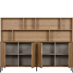 Wohnzimmerschrank|Wohnzimmervitrinen*Pharao24 Wohnzimmerschrank mit offenen Fächern Banyo