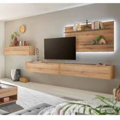 Pharao24 Wohnzimmerschrankwand Castilla> Moderne Wohnwände