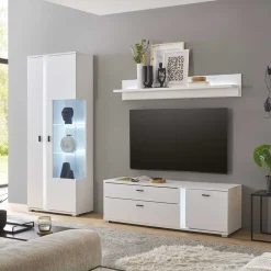 Moderne Wohnwände|Wohnwand 250 Cm*Pharao24 Wohnzimmerschrankwand Constantin