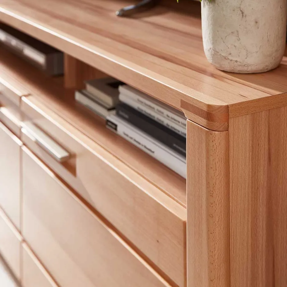 Pharao24 Wohnzimmerschrankwand Dressed> Wohnzimmerschrank|Wohnwand 350 Cm