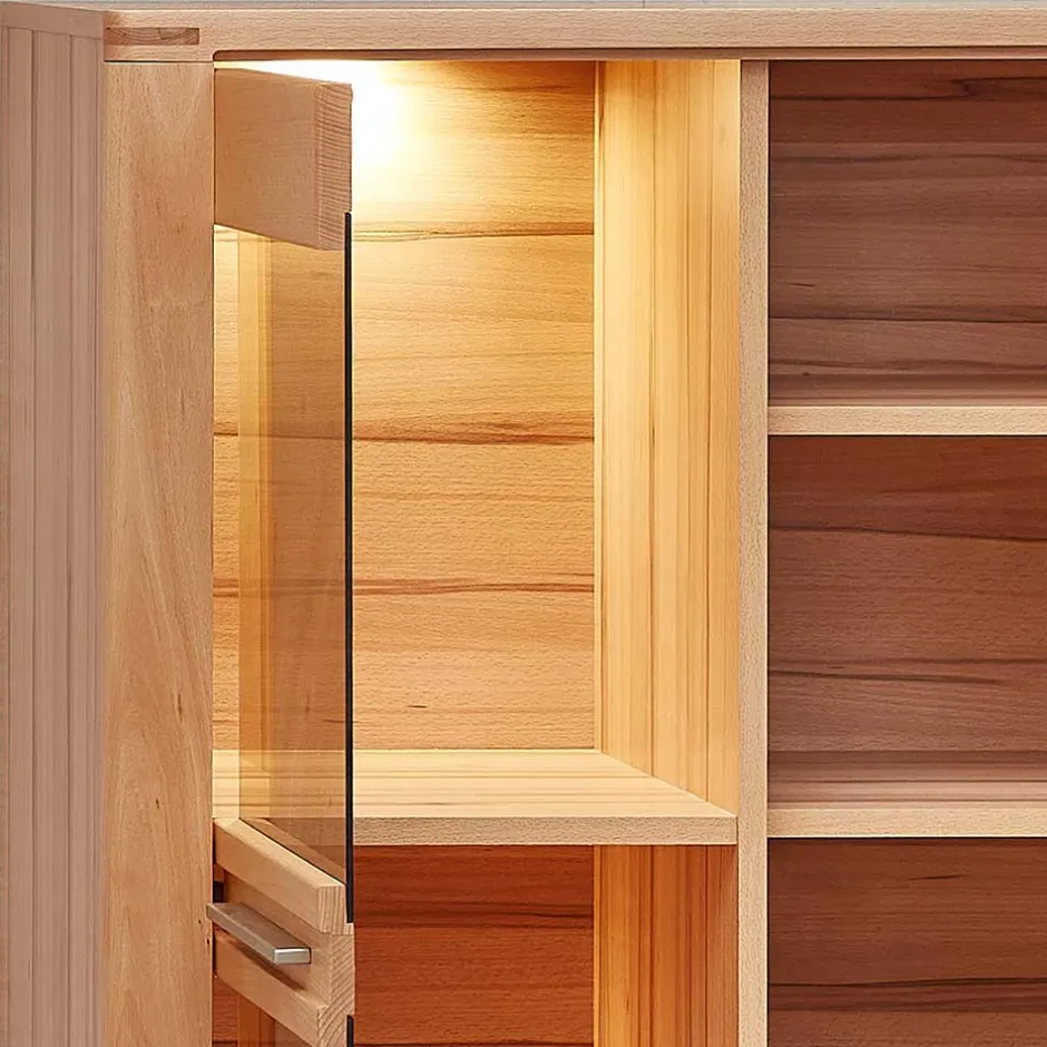 Pharao24 Wohnzimmerschrankwand Dressed> Wohnzimmerschrank|Wohnwand 350 Cm