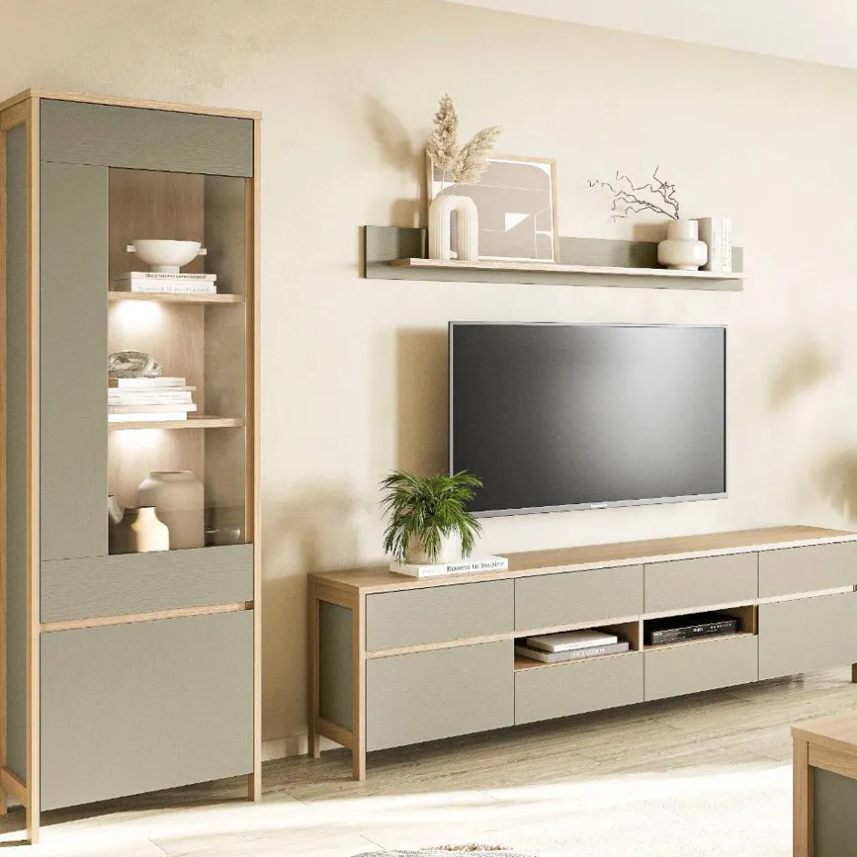 Pharao24 Wohnzimmerschrankwand Fine> Wohnwand 250 Cm