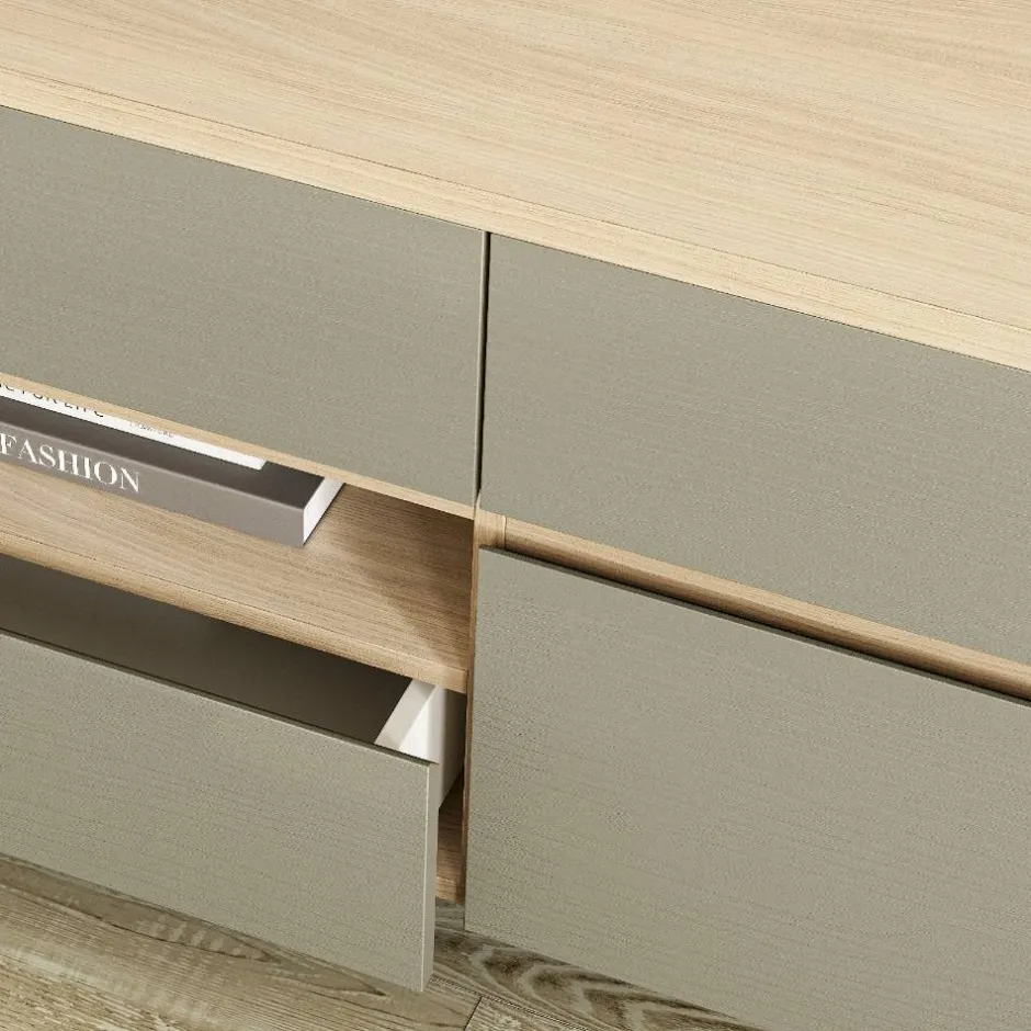 Pharao24 Wohnzimmerschrankwand Fine> Wohnwand 250 Cm