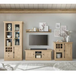 Pharao24 Wohnzimmerschrankwand Jennva> Wohnwand 350 Cm