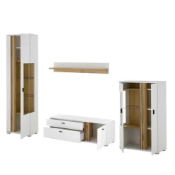 Pharao24 Wohnzimmerschrankwand Luzillo> Moderne Wohnwände|Wohnwand 300 Cm