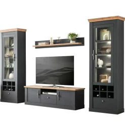 Pharao24 Wohnzimmerschrankwand Saridio> Wohnwand 300 Cm