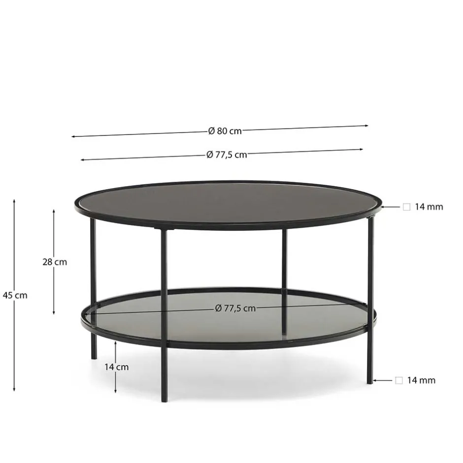 Glastische*Pharao24 Wohnzimmertisch Cusern