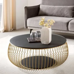 Glastische*Pharao24 Wohnzimmertisch Francena