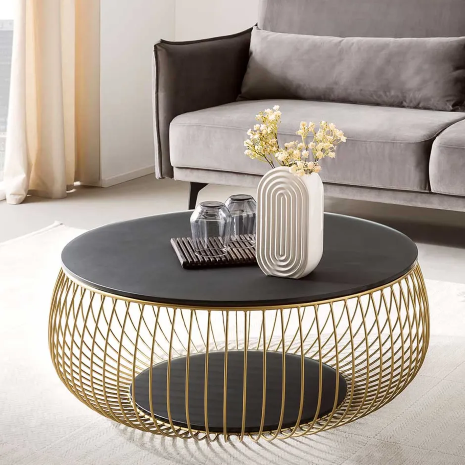 Glastische*Pharao24 Wohnzimmertisch Francena