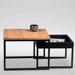 Pharao24 Wohnzimmertisch Set Romagna> Wohnzimmertisch|Massivholztische