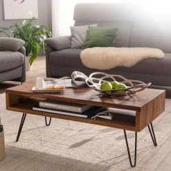 Wohnzimmertisch|Massivholztische*Pharao24 Wohnzimmertisch Tollow