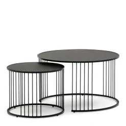 Pharao24 Wohnzimmertische schwarz Herbs> Glastische