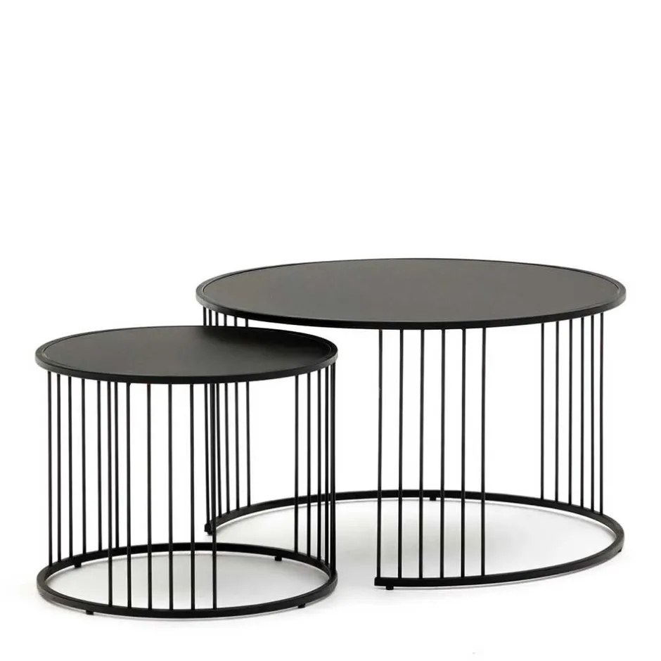 Pharao24 Wohnzimmertische schwarz Herbs> Glastische