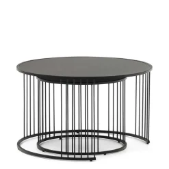 Pharao24 Wohnzimmertische schwarz Herbs><noscript><img width=