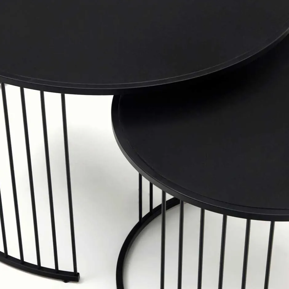 Pharao24 Wohnzimmertische schwarz Herbs> Glastische