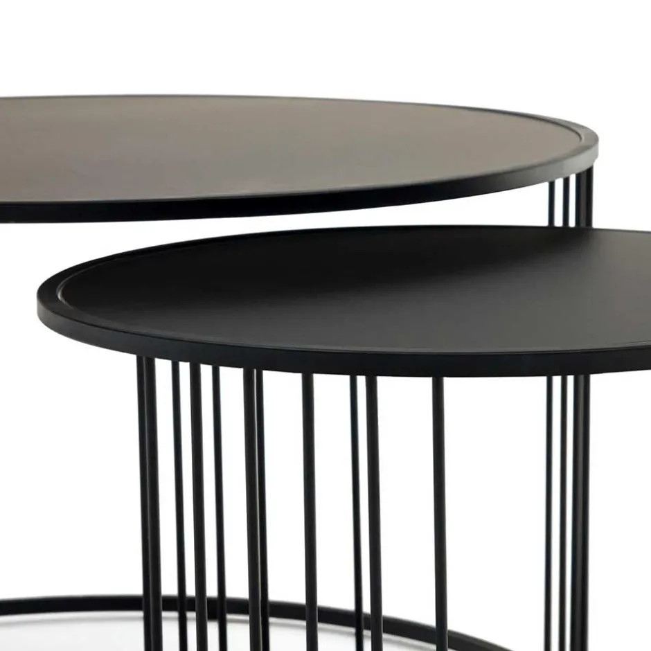 Pharao24 Wohnzimmertische schwarz Herbs> Glastische