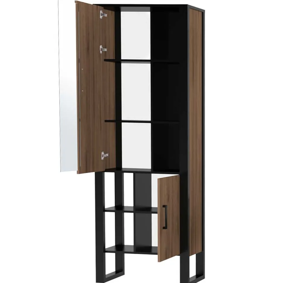 Pharao24 Wohnzimmervitrine Besi> Vitrinenschrank|Wohnzimmervitrinen