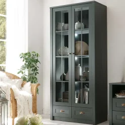 Pharao24 Wohnzimmervitrine Clujia> Vitrinenschrank|Stauraumvitrinen