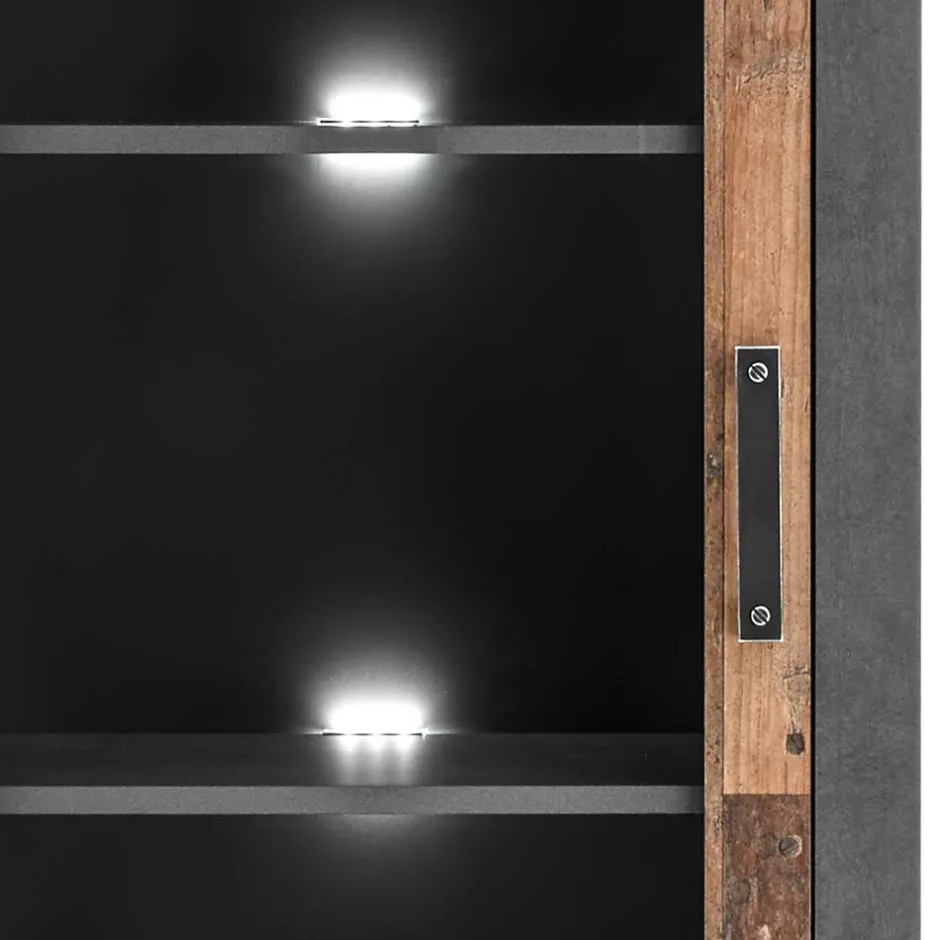 Pharao24 Wohnzimmervitrine Frondito> Vitrinenschrank