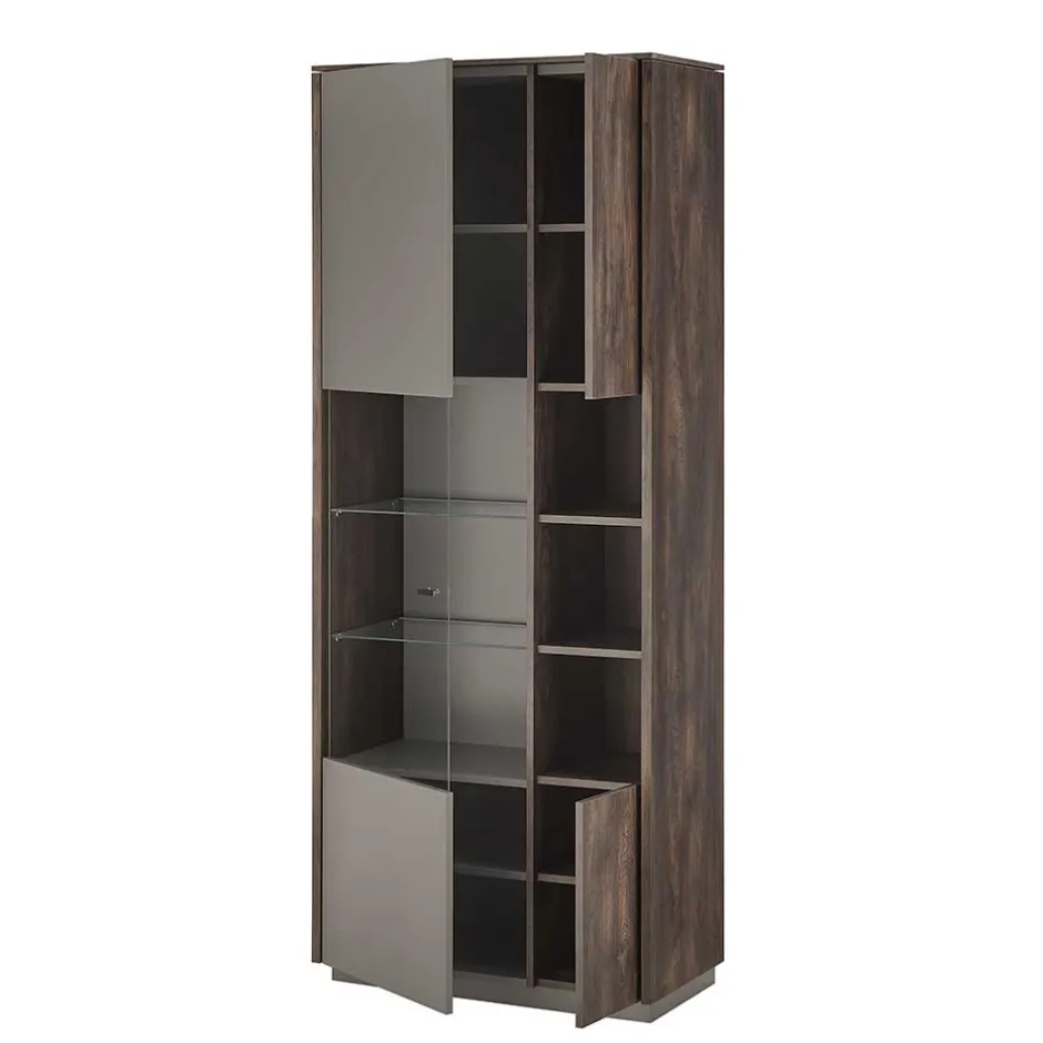 Pharao24 Wohnzimmervitrine Hanniba> Stauraumvitrinen|Büchervitrinen