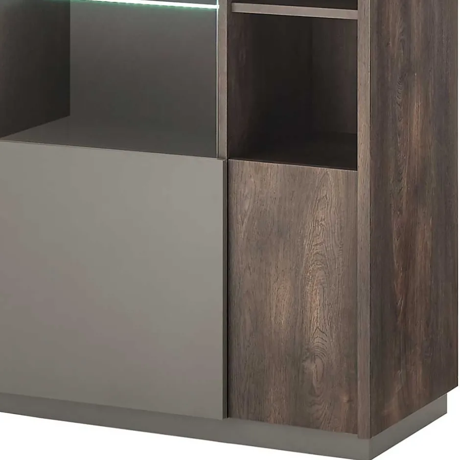 Pharao24 Wohnzimmervitrine Hanniba> Stauraumvitrinen|Büchervitrinen