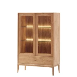 Vitrinenschrank|Stauraumvitrinen*Pharao24 Wohnzimmervitrine modern Belafoma