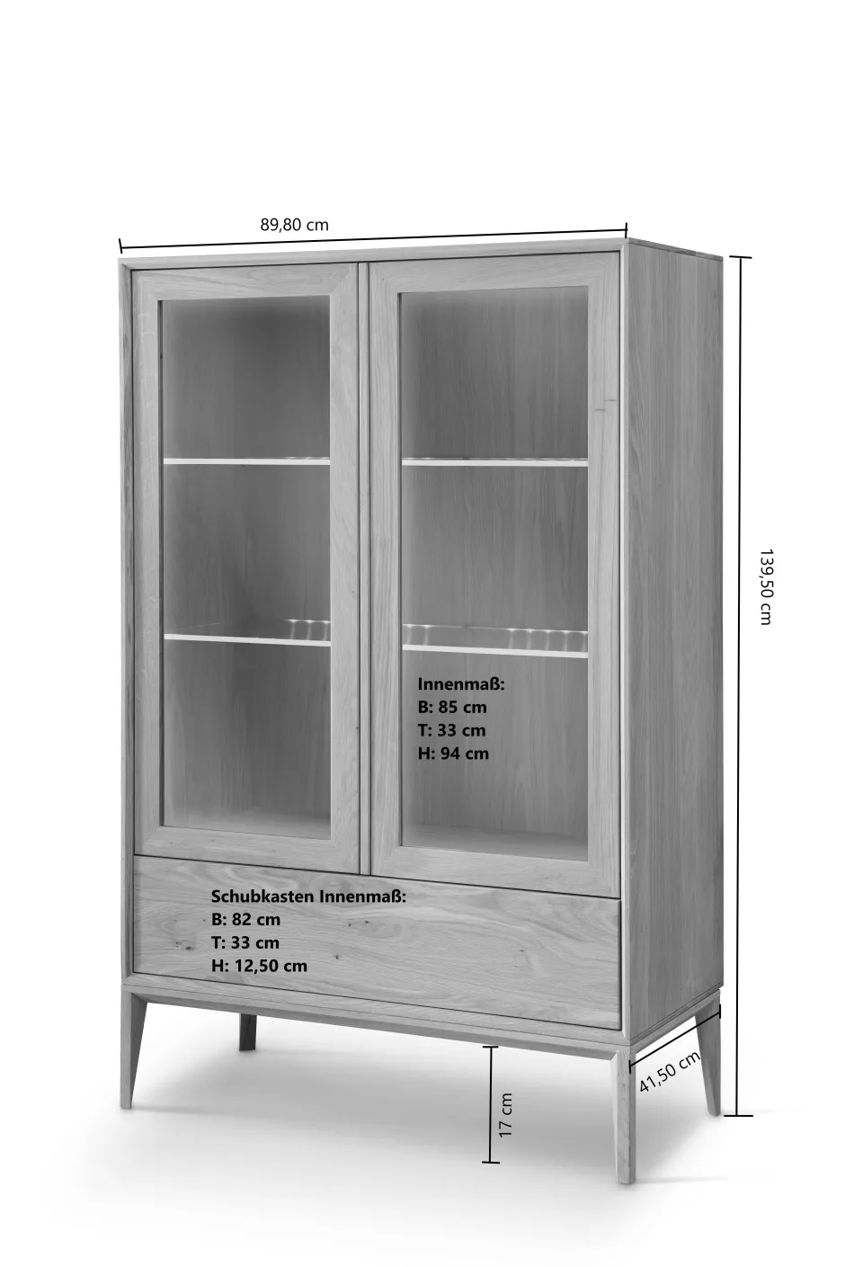 Vitrinenschrank|Stauraumvitrinen*Pharao24 Wohnzimmervitrine modern Belafoma