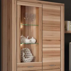 Wohnzimmerschrank|Massivholz Schränke*Pharao24 Wohnzimmervitrine Pronita