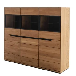 Pharao24 Wohnzimmervitrine Sisam> Vitrinenschrank|Highboards