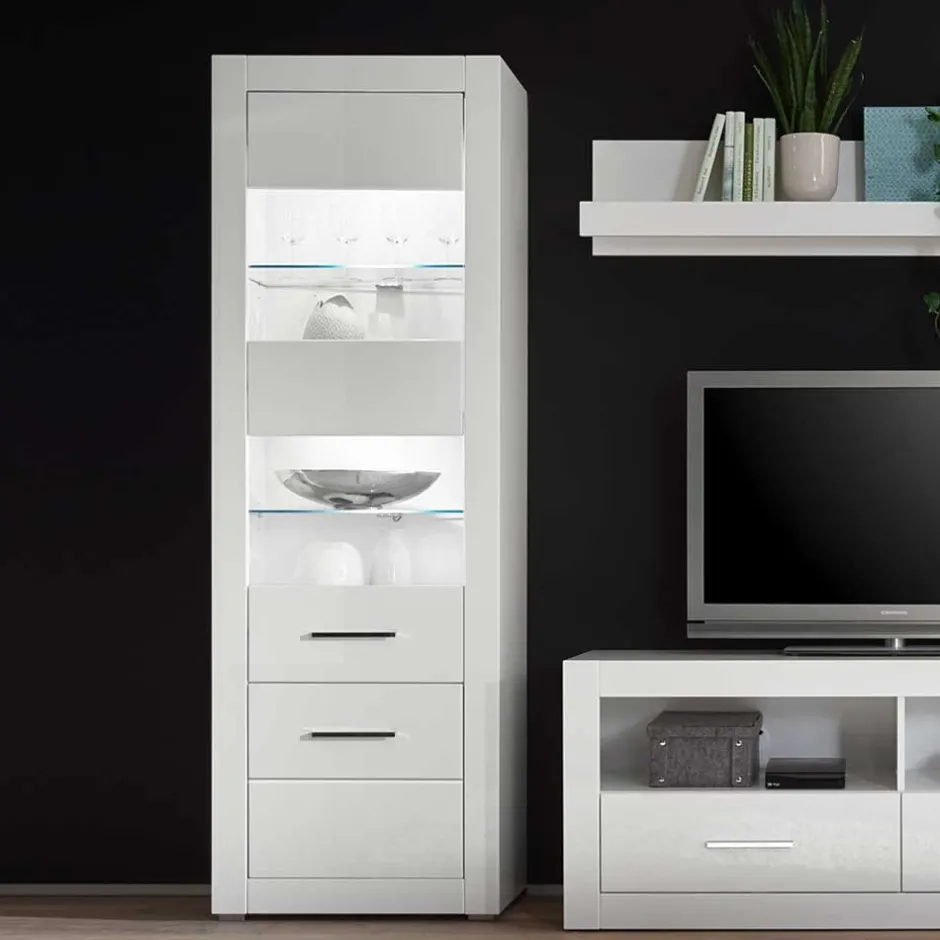 Pharao24 Wohnzimmervitrine Triango> Wohnzimmerschrank|Vitrinenschrank