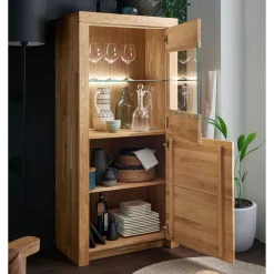 Pharao24 Wohnzimmervitrine Wildeiche Divrina><noscript><img width=