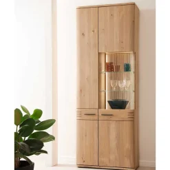 Wohnzimmerschrank|Massivholz Schränke*Pharao24 Wohnzimmervitrine Wupnia