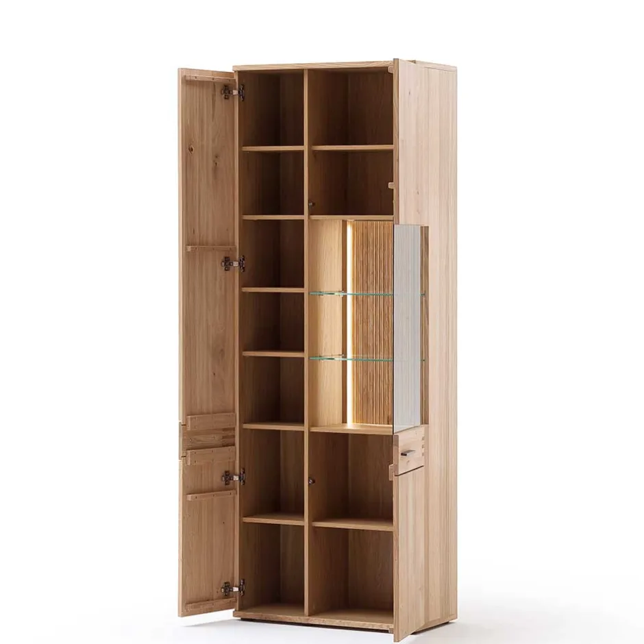 Wohnzimmerschrank|Massivholz Schränke*Pharao24 Wohnzimmervitrine Wupnia