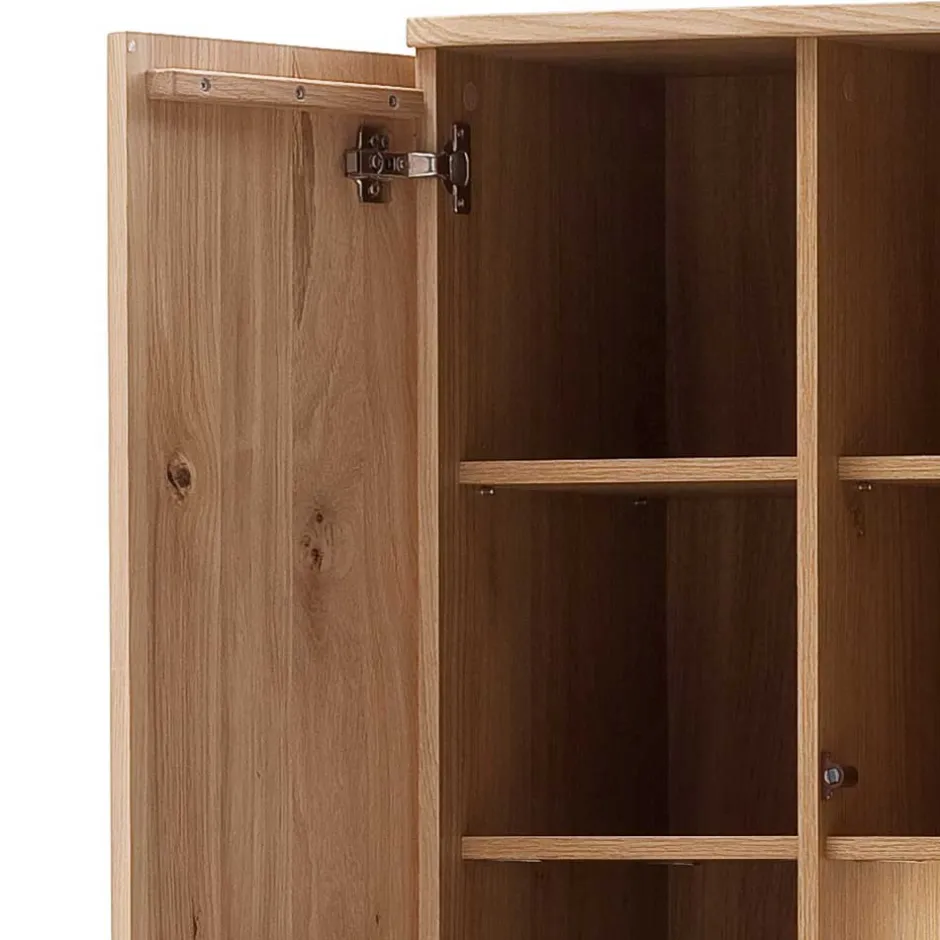 Wohnzimmerschrank|Massivholz Schränke*Pharao24 Wohnzimmervitrine Wupnia