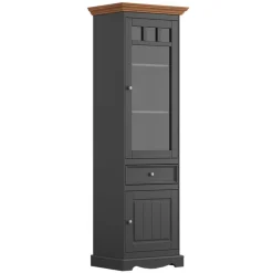 Wohnzimmervitrinen|Massivholz Schränke*Pharao24 Wohnzimmervitrinenschrank Zuverno