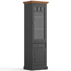 Wohnzimmervitrinen|Massivholz Schränke*Pharao24 Wohnzimmervitrinenschrank Zuverno